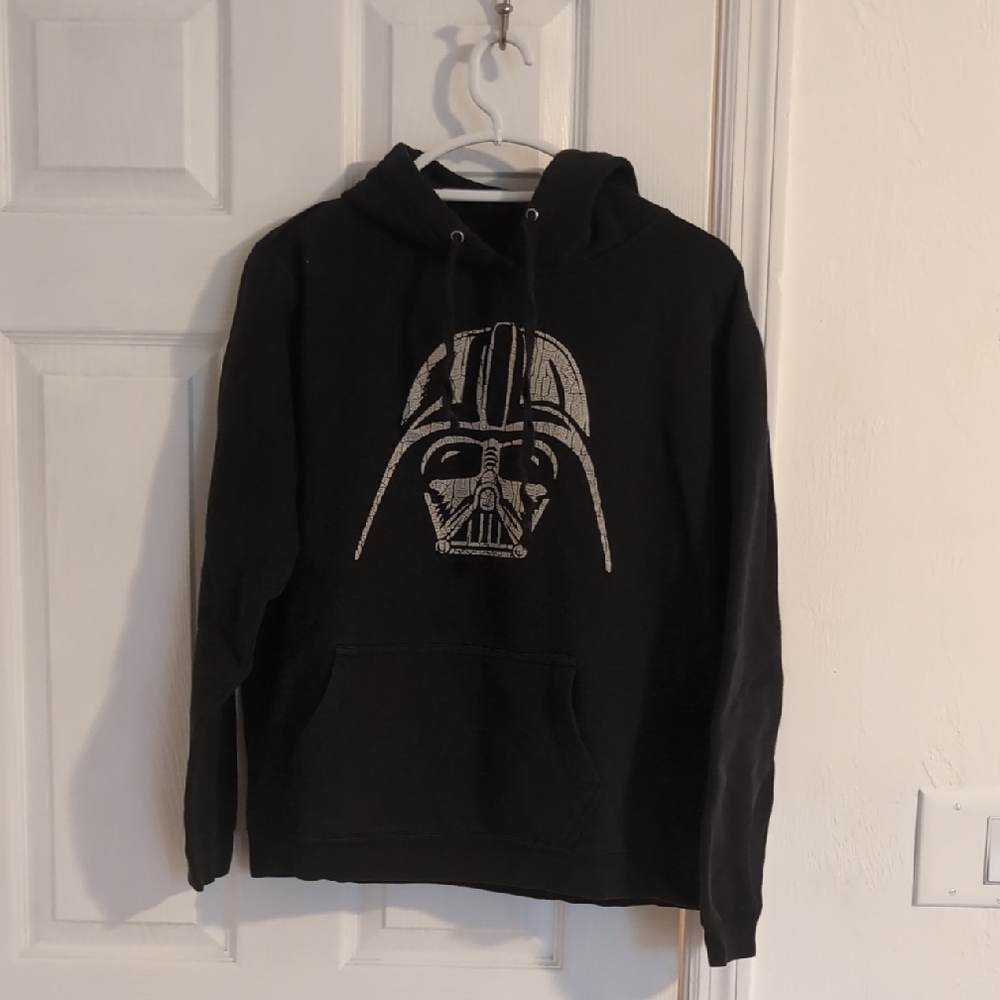 Star Wars Black Hoodie with Silver Accents